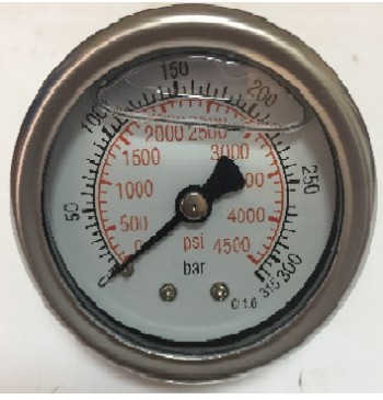 Манометр осевой 56 мм 1/4" 315 бар для помп высокого давления TOR MO06005